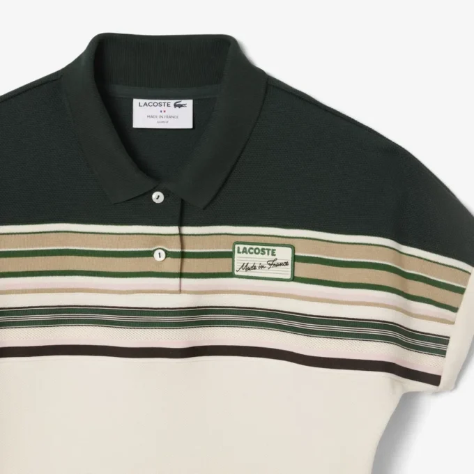 Women’s Made in France Slim Fit Striped Polo