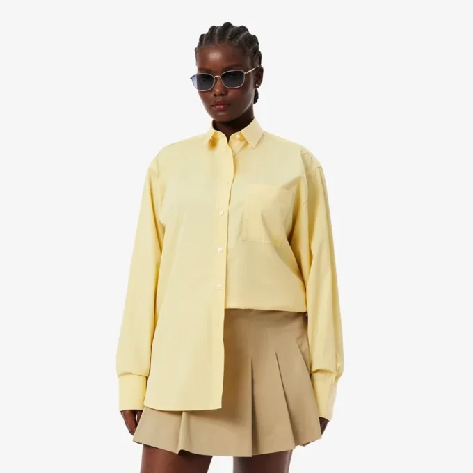 Women’s Oversized Cotton Button Down Shirt