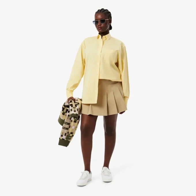 Women’s Oversized Cotton Button Down Shirt