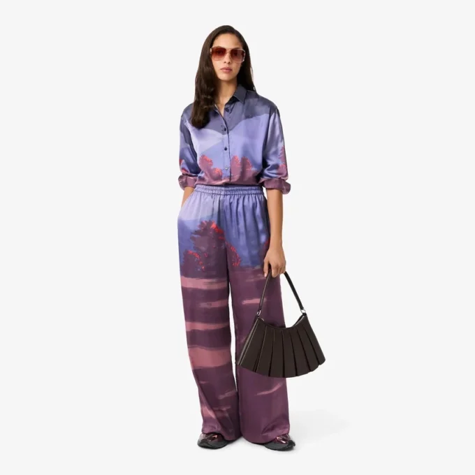 Women’s Oversized Landscape Print Pants