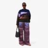Women’s Oversized Landscape Print Pants