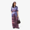 Women’s Oversized Landscape Print Pants