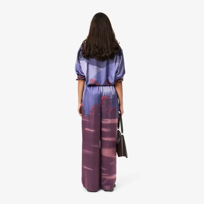Women’s Oversized Landscape Print Pants