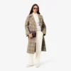 Women’s Oversized Pleated Flannel Pants