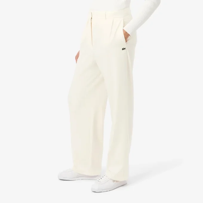 Women’s Oversized Pleated Flannel Pants