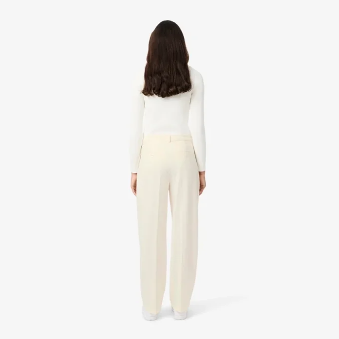 Women’s Oversized Pleated Flannel Pants
