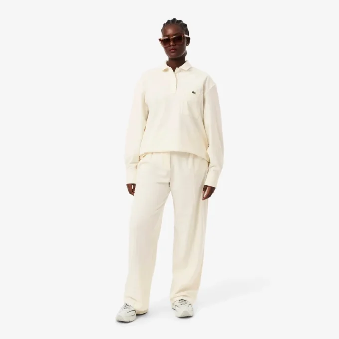 Women’s Oversized Pleated Flannel Pants