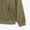 Women’s Oversized Pointelle Stripe Satin Sweatshirt