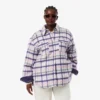 Women’s Oversized Quilted Wool Overshirt