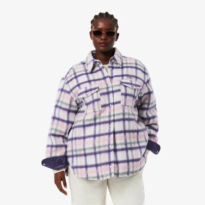 Women’s Oversized Quilted Wool Overshirt