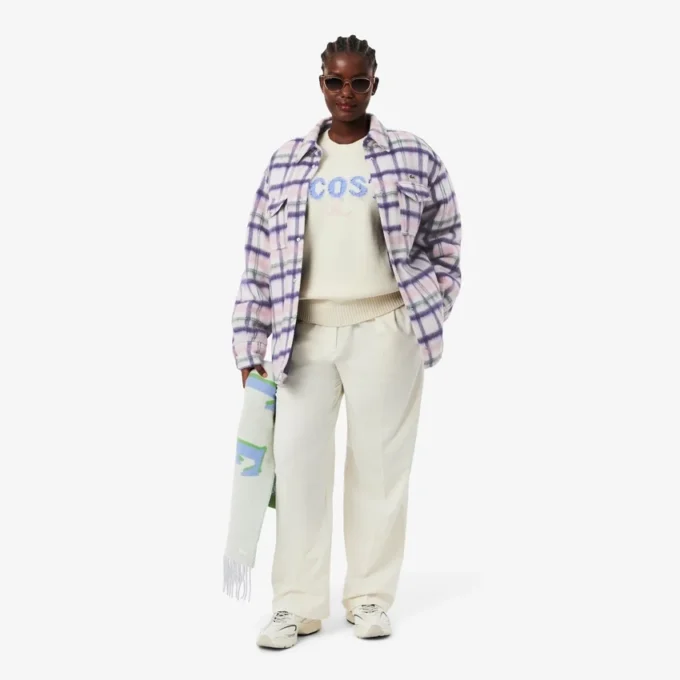 Women’s Oversized Quilted Wool Overshirt