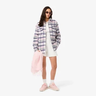 Women’s Oversized Quilted Wool Overshirt