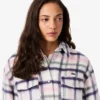 Women’s Oversized Quilted Wool Overshirt