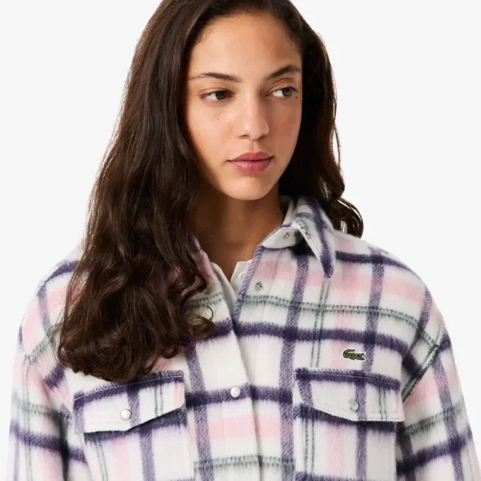 Women’s Oversized Quilted Wool Overshirt