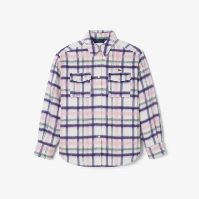 Women’s Oversized Quilted Wool Overshirt