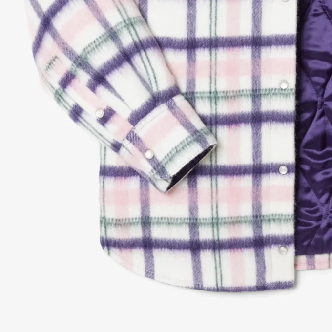 Women’s Oversized Quilted Wool Overshirt