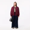 Women’s Oversized Ribbed Cuff Bomber Jacket