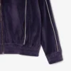 Women’s Oversized Zip-Up Velour Sweatshirt
