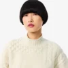 Women’s Patchwork Effect High-Neck Wool Sweater
