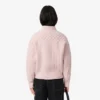 Women’s Patchwork Effect High-Neck Wool Sweater