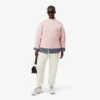 Women’s Patchwork Effect High-Neck Wool Sweater