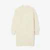 Women’s Patchwork Effect Wool Sweater Dress