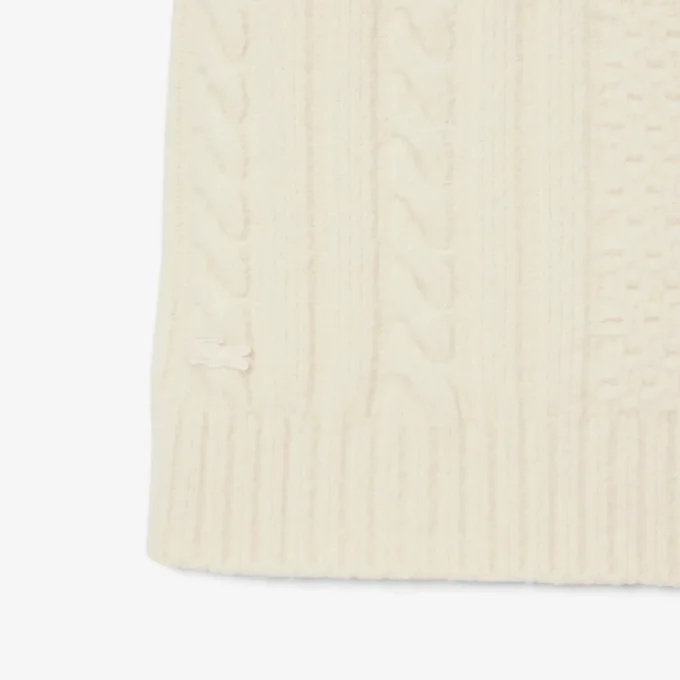 Women’s Patchwork Effect Wool Sweater Dress