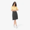 Women’s Pleated Flannel Midi Skirt