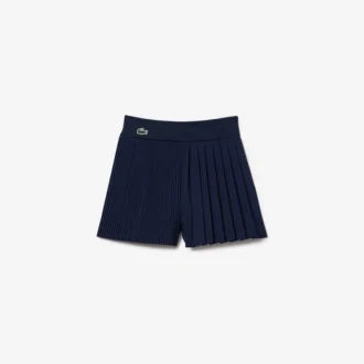 Women’s Pleated Lined Tennis Shorts