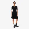 Women’s Pleated Polo Collar Dress