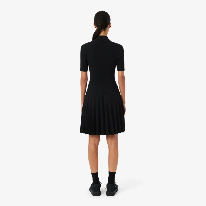 Women’s Pleated Polo Collar Dress