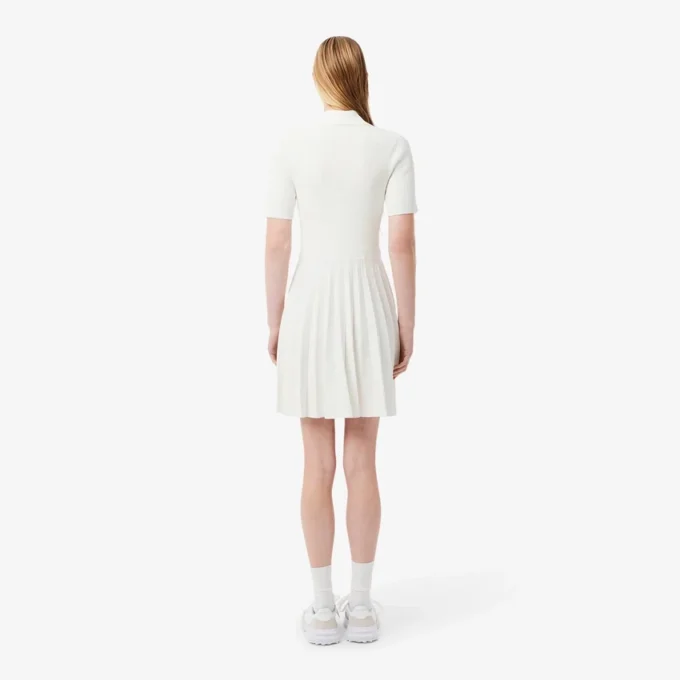 Women’s Pleated Polo Collar Dress