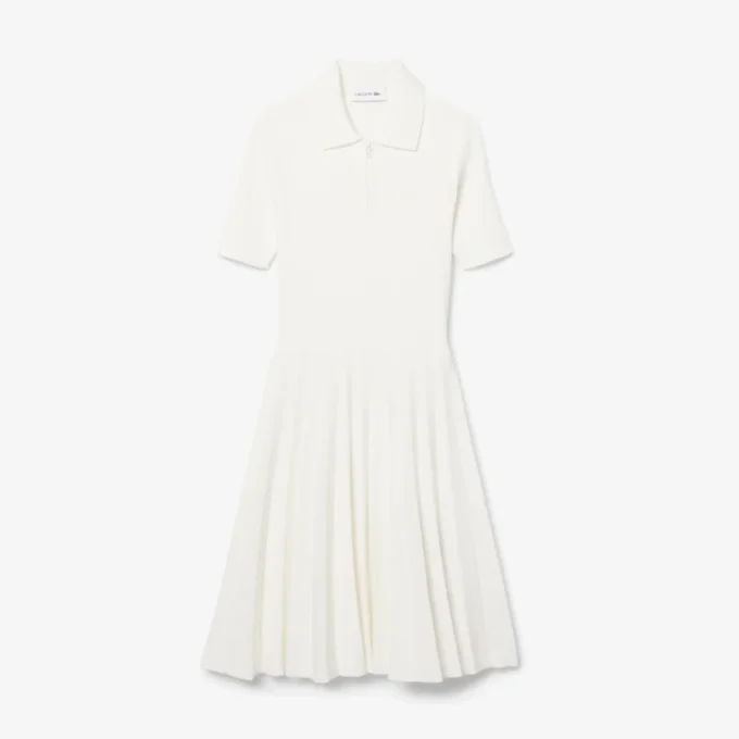 Women’s Pleated Polo Collar Dress
