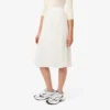Women’s Pleated Satin Midi Skirt