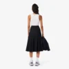 Women’s Pleated Wool Midi Wrap Skirt