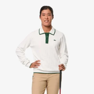 Women’s Polo Collar Stretch Golf Sweater