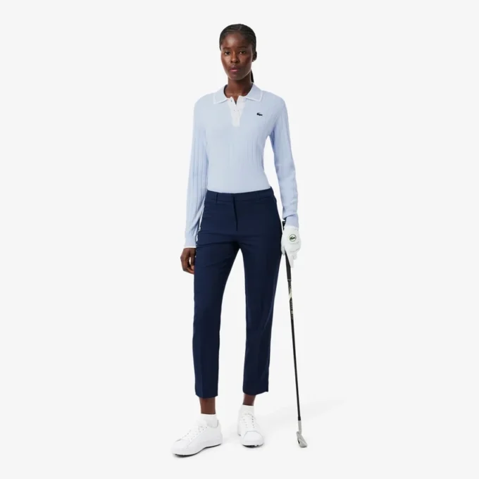 Women’s Polo Collar Stretch Golf Sweater