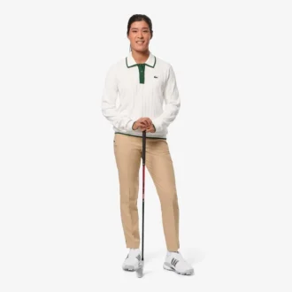Women’s Polo Collar Stretch Golf Sweater