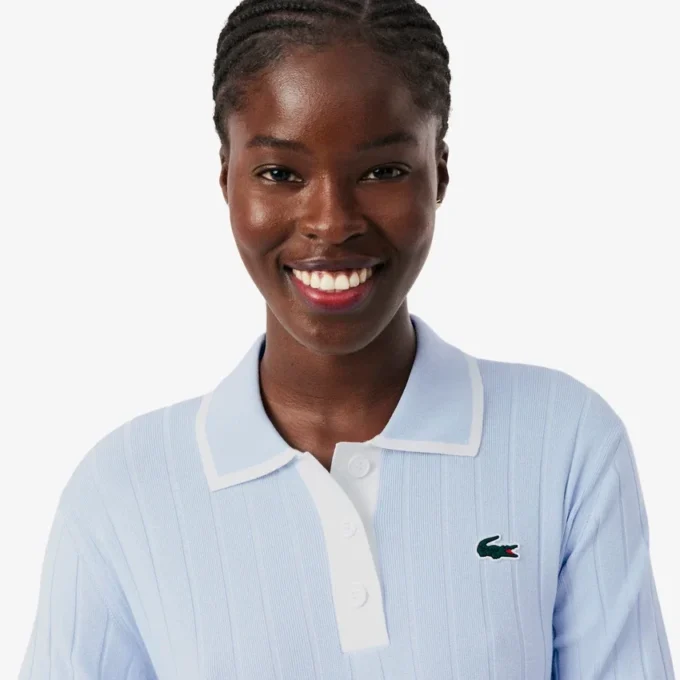 Women’s Polo Collar Stretch Golf Sweater