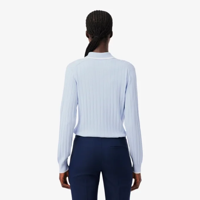Women’s Polo Collar Stretch Golf Sweater