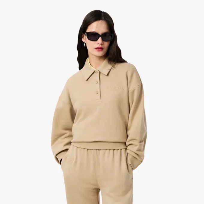 Women’s Polo Collar Sweatshirt