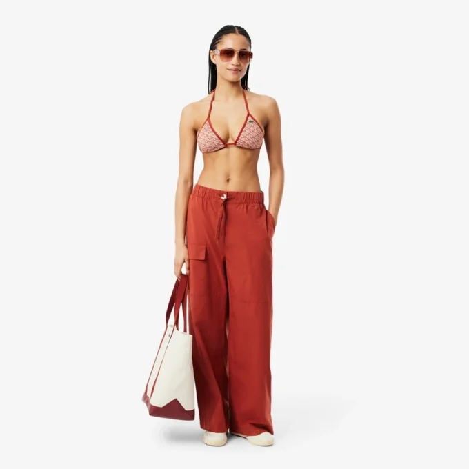 Women’s Printed Jersey Swim Top