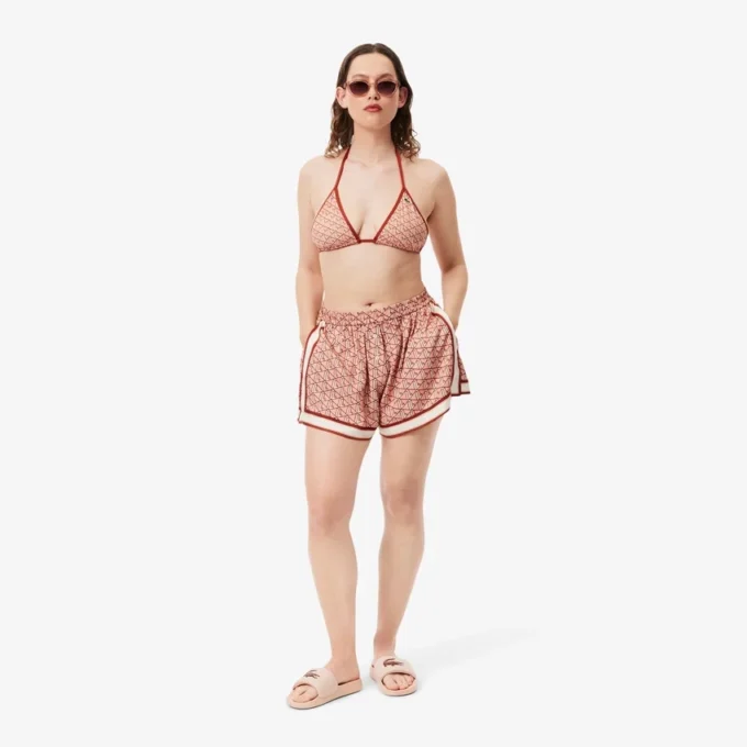 Women’s Printed Jersey Swim Top