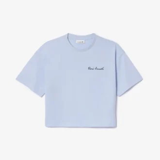 Women’s Relaxed Fit Branded Cotton T-Shirt