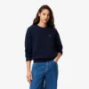 Women’s Relaxed Fit Cotton Crew Neck Sweater