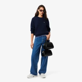 Women’s Relaxed Fit Cotton Crew Neck Sweater