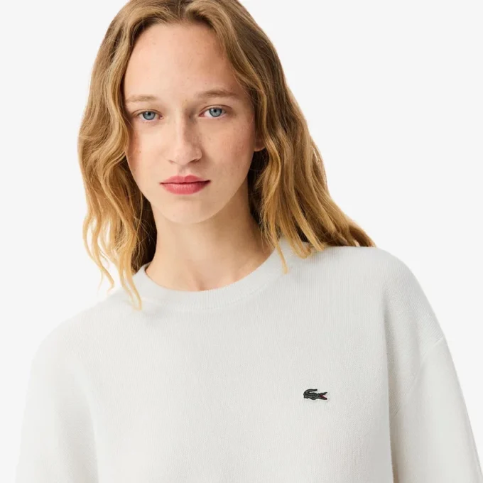 Women’s Relaxed Fit Cotton Crew Neck Sweater
