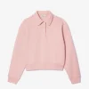 Women’s Relaxed Fit Embroidered Polo Sweatshirt
