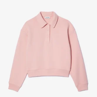Women’s Relaxed Fit Embroidered Polo Sweatshirt