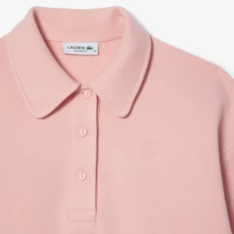 Women’s Relaxed Fit Embroidered Polo Sweatshirt